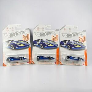 2019 Hot Wheels id Lot Of 3 Blue Twin Mill 1/64 Diecast Cars 2/8